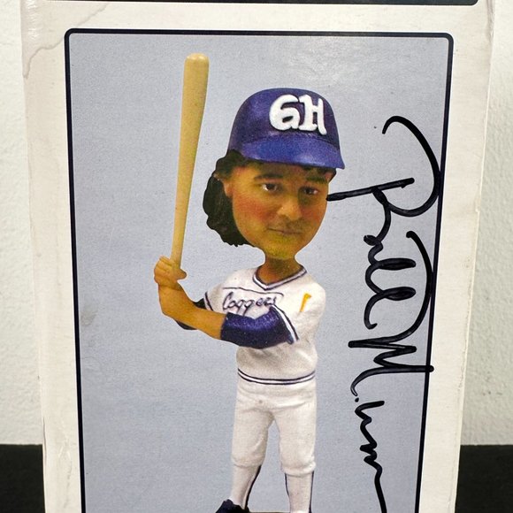 Bill Murray Autographed Grays Harbor Loggers Goldklang Group Bobble Head Figure - Picture 6 of 16